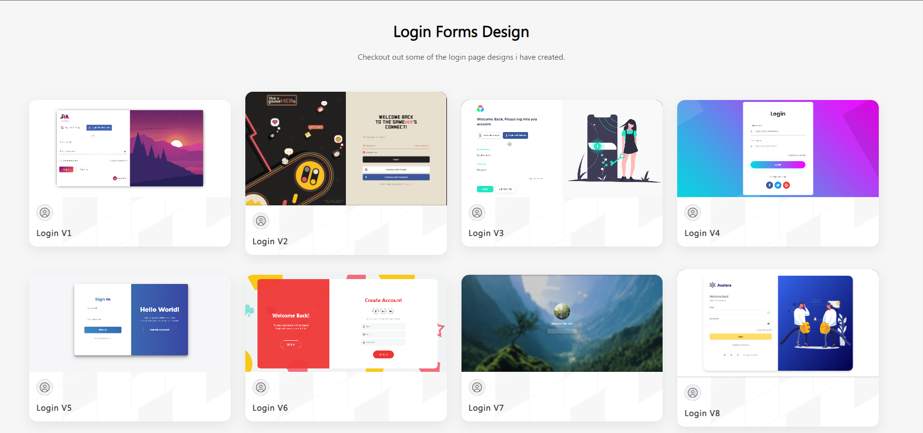 Login Designs